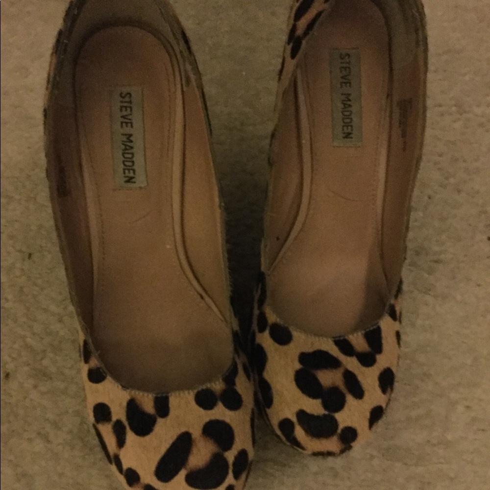 Leopard Print Wedges - image 4